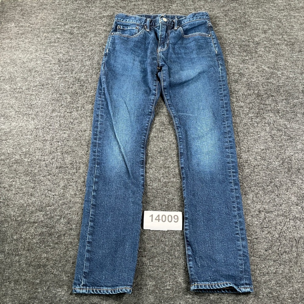 Gap Flex Straight Leg Jeans Mens 28x30 Blue Denim Cotton Slim Fit Streetwear